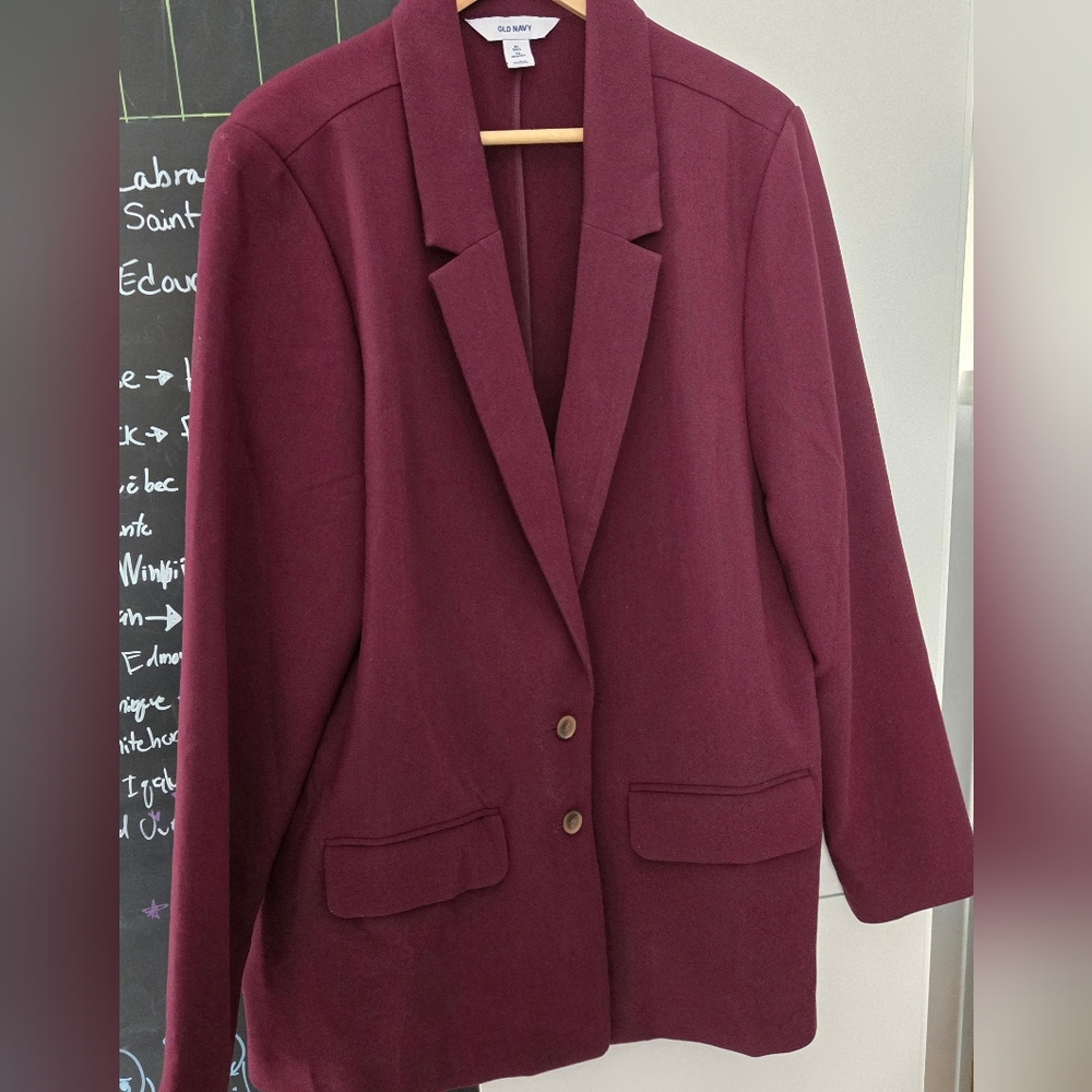 Old Navy Blazer-XL Tall Purple